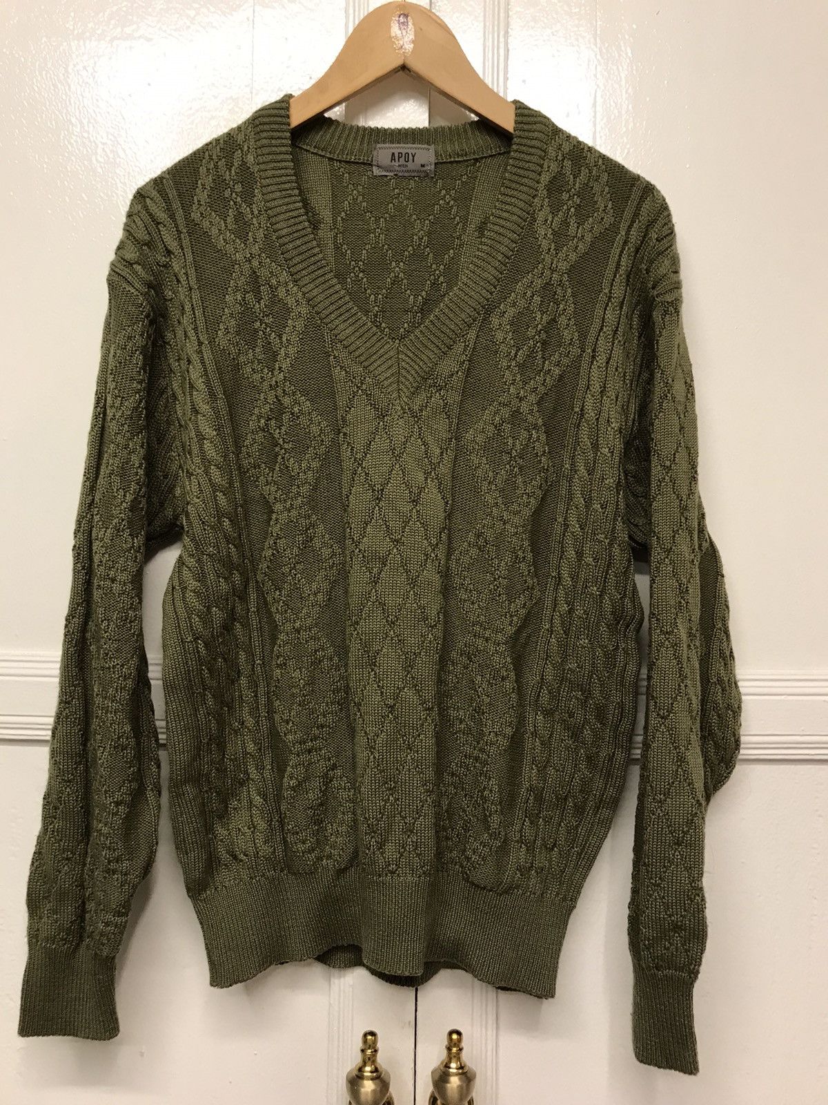 Aran Isles Knitwear × Japanese Brand Cable knit Sweater Japanese Size US M / EU 48-50 / 2 - 1 Thumbnail