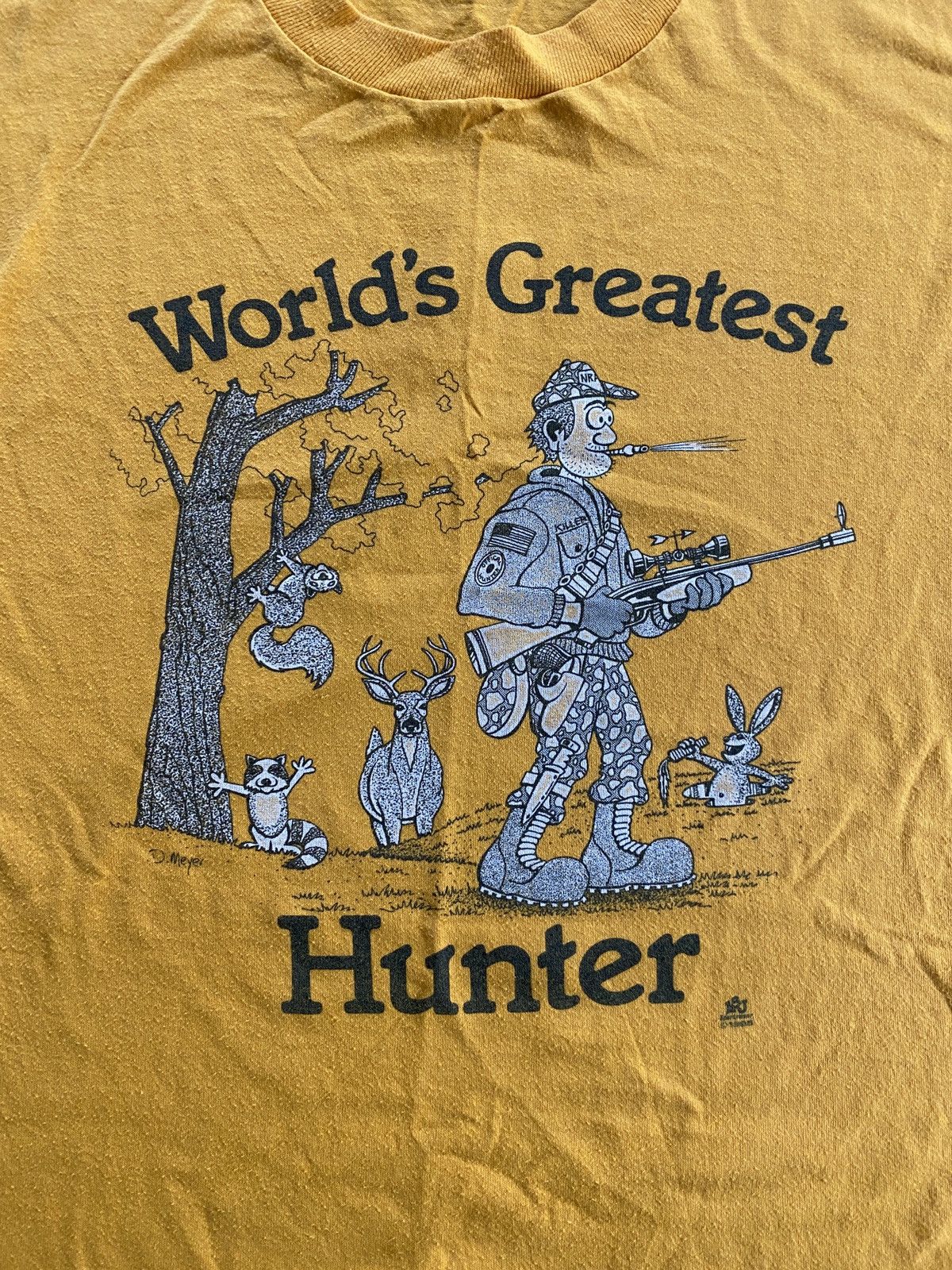 Jerzees Vintage 1985 World’s Greatest Hunter Jerzees Tee Size US M / EU 48-50 / 2 - 4 Thumbnail