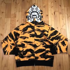 BAPE Tiger full zip hoodie Blue camo A Bathing Ape Size M