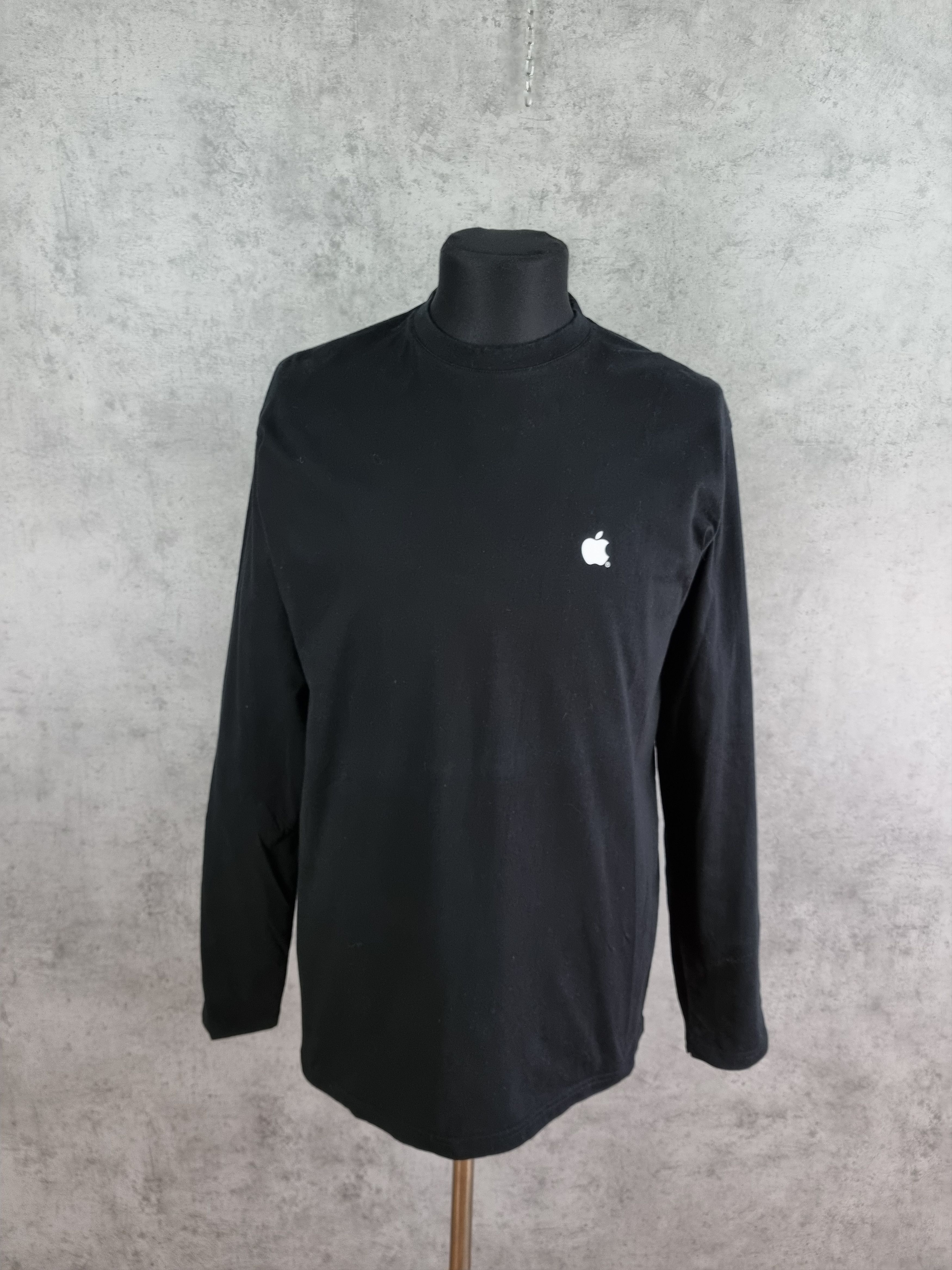 Apple APPLE Rare Big Logo Long sleeve Tee Shirt Size US L / EU 52-54 / 3 - 7 Thumbnail