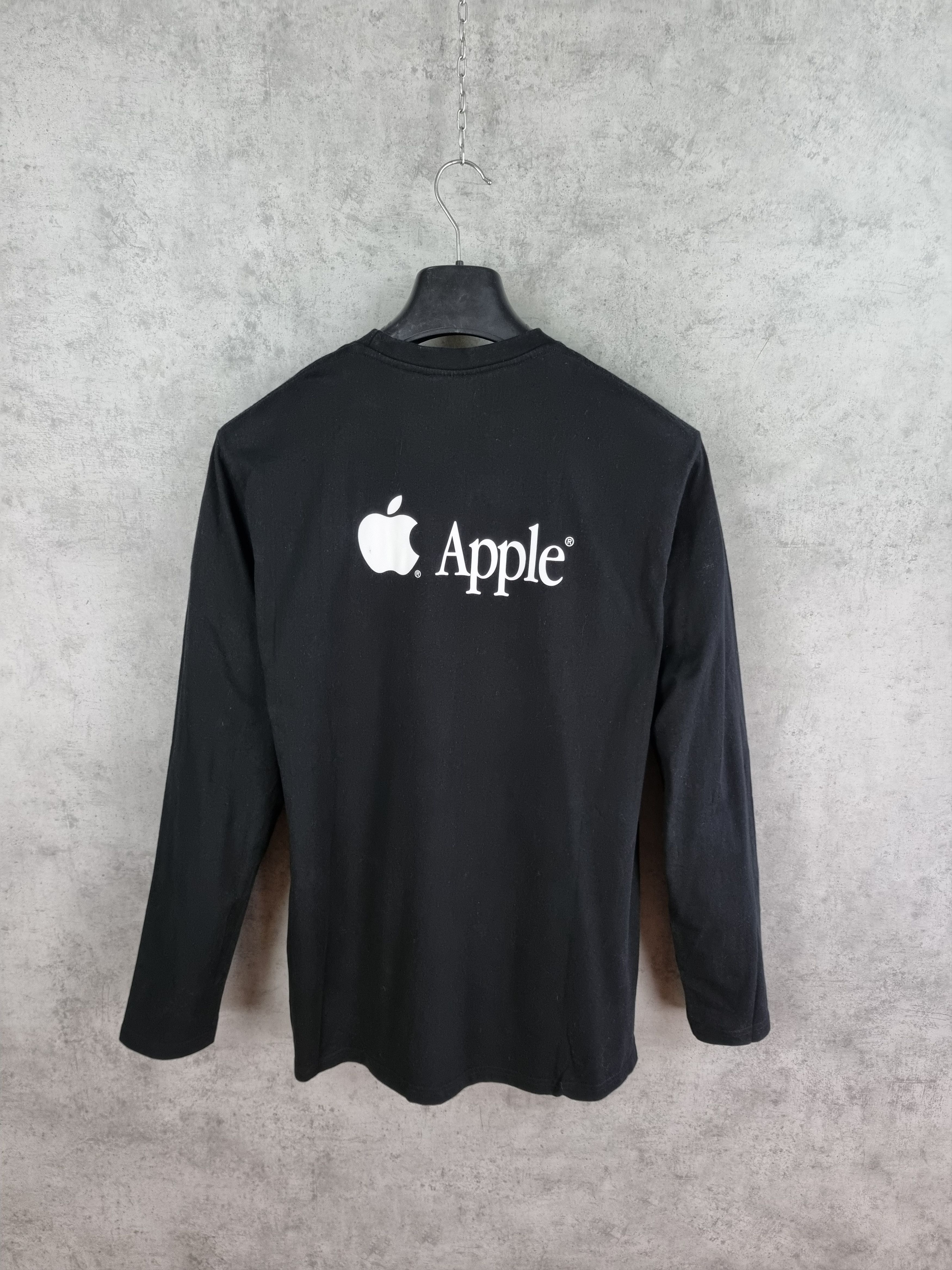 Apple APPLE Rare Big Logo Long sleeve Tee Shirt Size US L / EU 52-54 / 3 - 1 Thumbnail