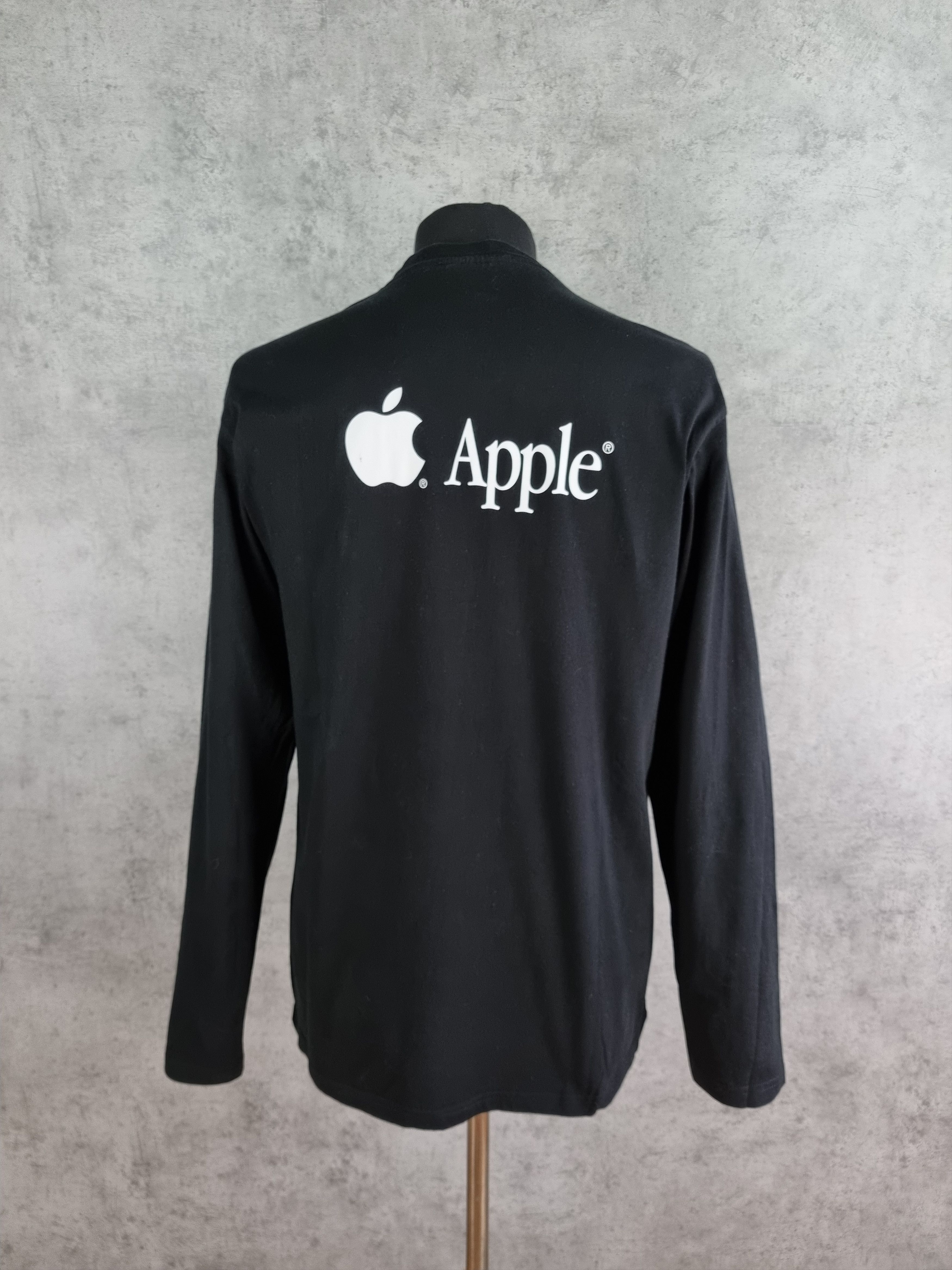 Apple APPLE Rare Big Logo Long sleeve Tee Shirt Size US L / EU 52-54 / 3 - 8 Thumbnail