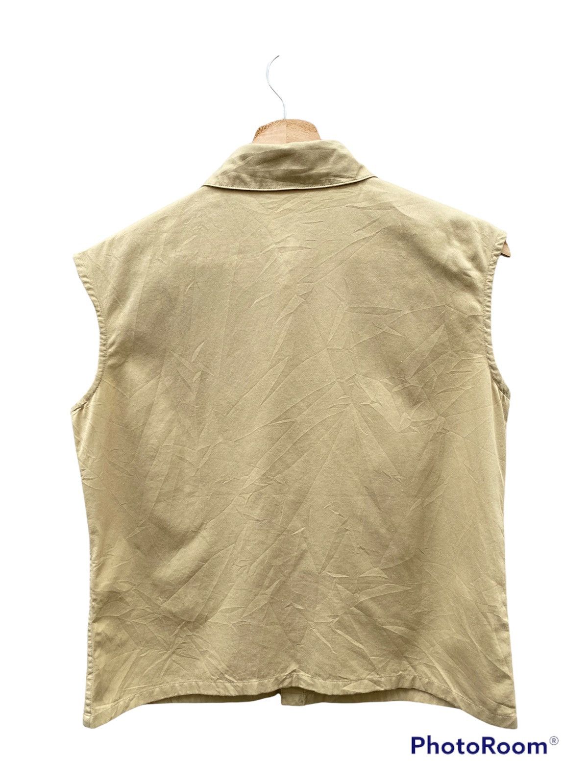 Hai Sporting Gear × Issey Miyake 💥Vintage HAI SPORTING GEAR Issey Miyake Sleeveless Shirt Size M / US 6-8 / IT 42-44 - 2 Thumbnail