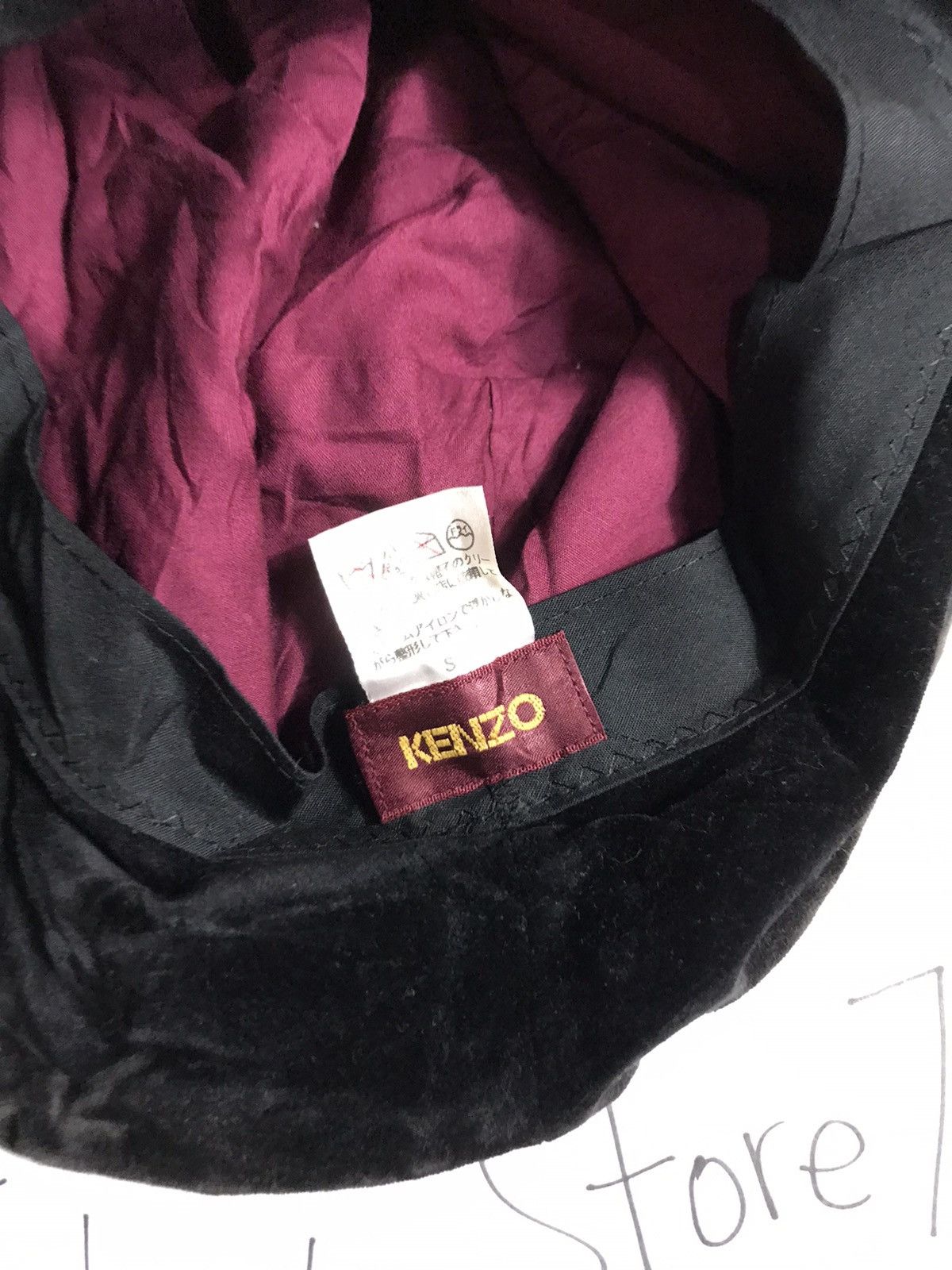 Japanese Brand × Kenzo × Vintage Vintage Kenzo Velvet Bucket Hat Size ONE SIZE - 3 Thumbnail