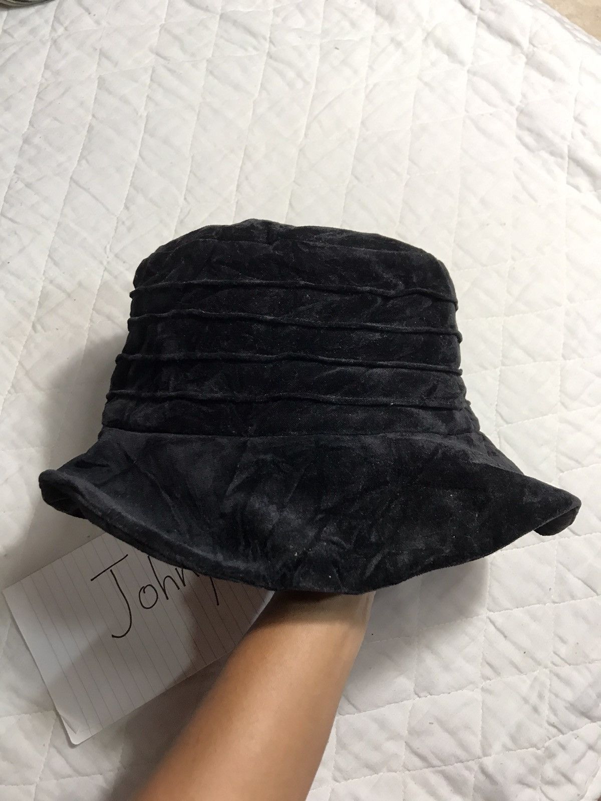 Japanese Brand × Kenzo × Vintage Vintage Kenzo Velvet Bucket Hat Size ONE SIZE - 8 Thumbnail