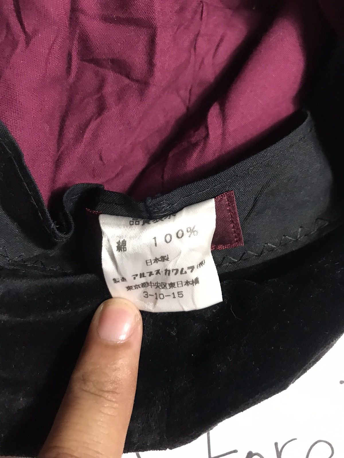 Japanese Brand × Kenzo × Vintage Vintage Kenzo Velvet Bucket Hat Size ONE SIZE - 5 Thumbnail