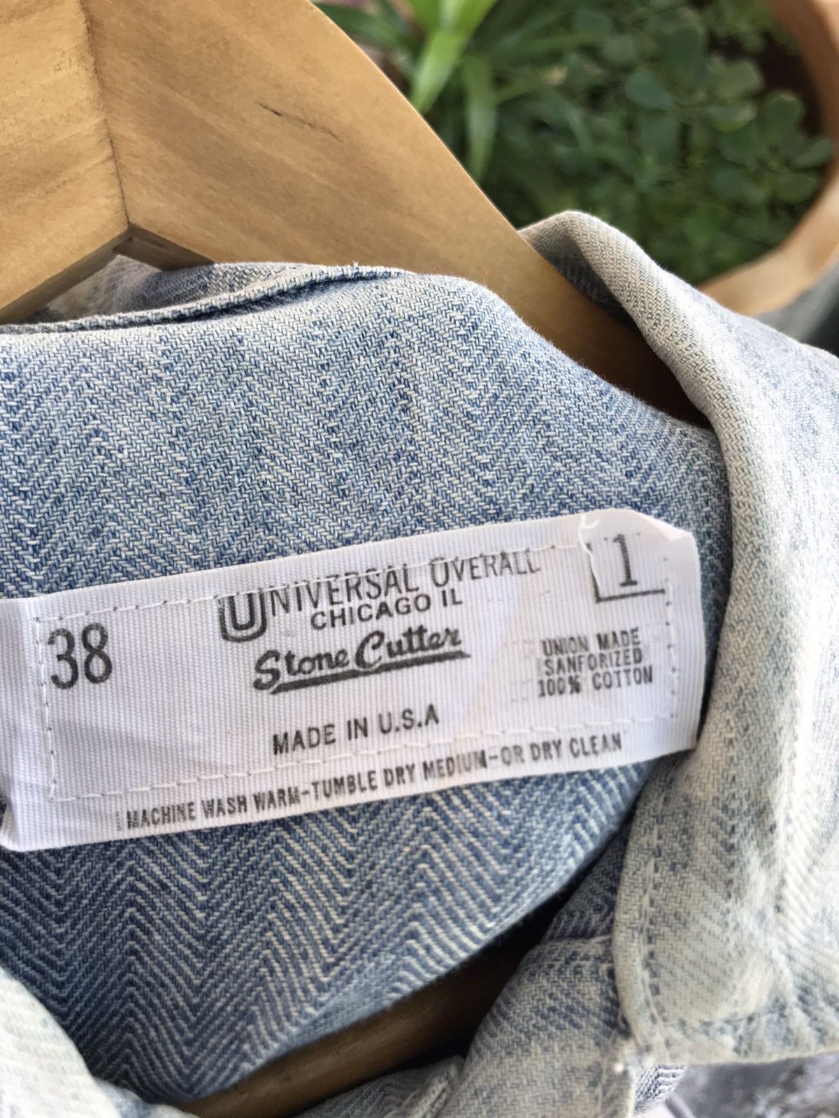 Universal Chicago Chore Jacket stone cutter work wear jacket