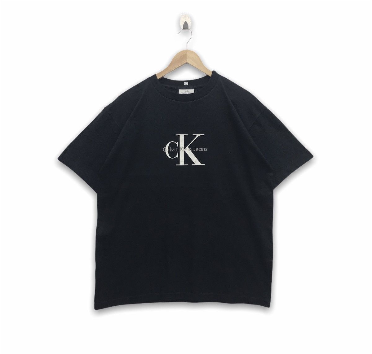 Calvin Klein × Vintage Rare Vintage Calvin Klein Jeans Made in Usa Tshirt Size US XL / EU 56 / 4 - 1 Thumbnail