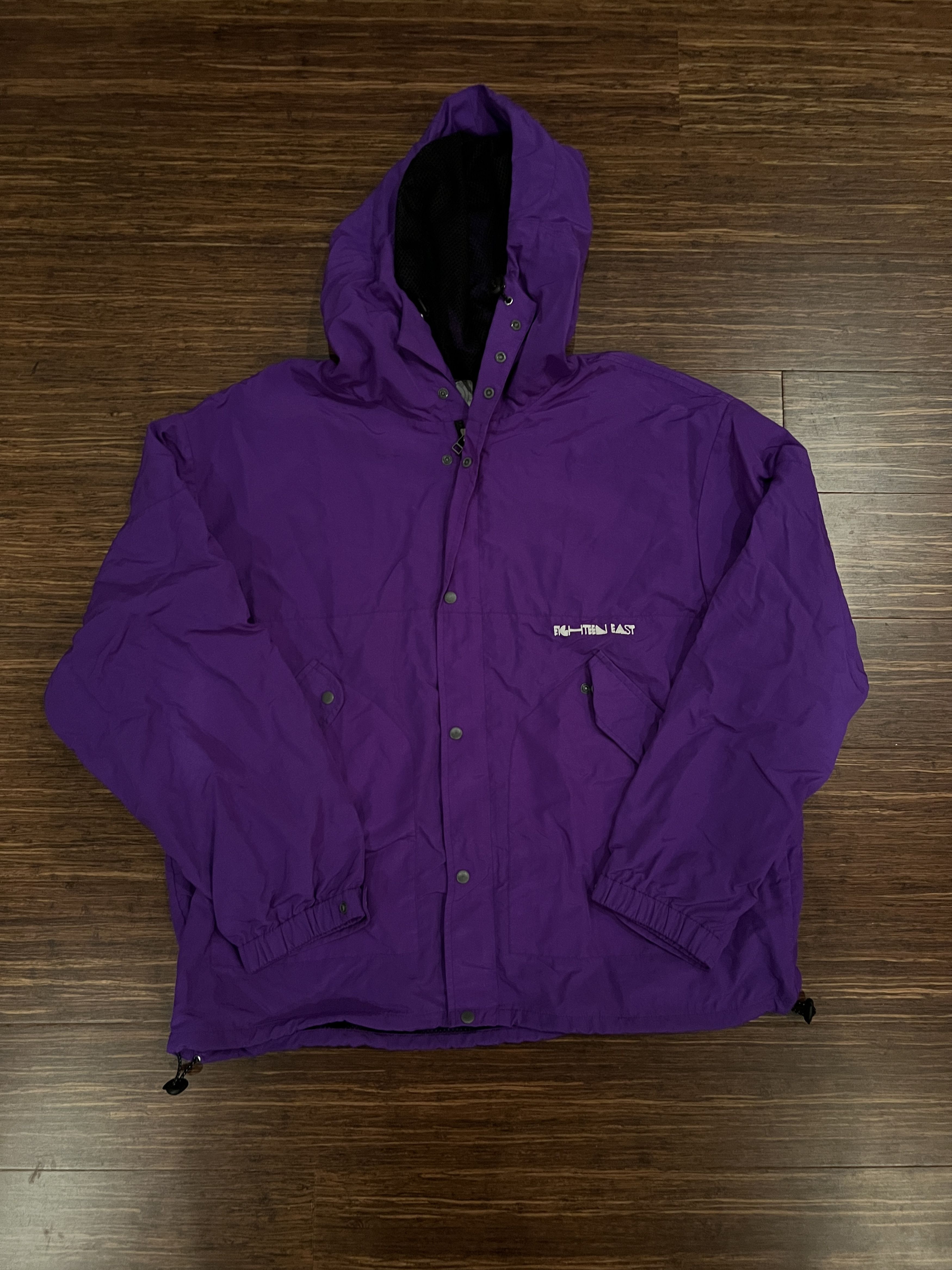 18 East 18east Waterfront Hooded Shell Purple Medium Size US M / EU 48-50 / 2 - 1 Thumbnail