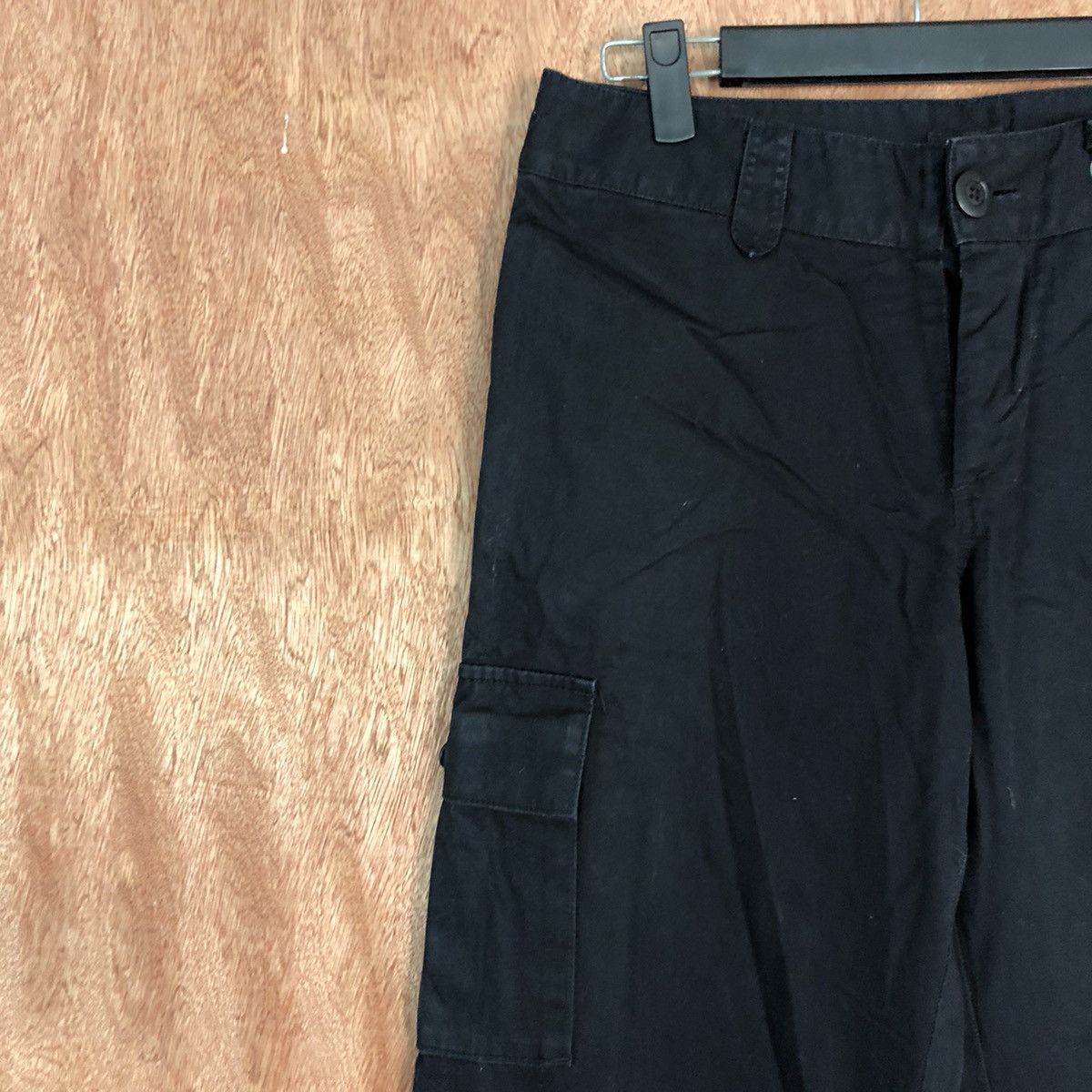 Japanese Brand DL I.N.E Black Multipocket Tactical CArgo Pants #1928 Size US 30 / EU 46 - 5 Thumbnail