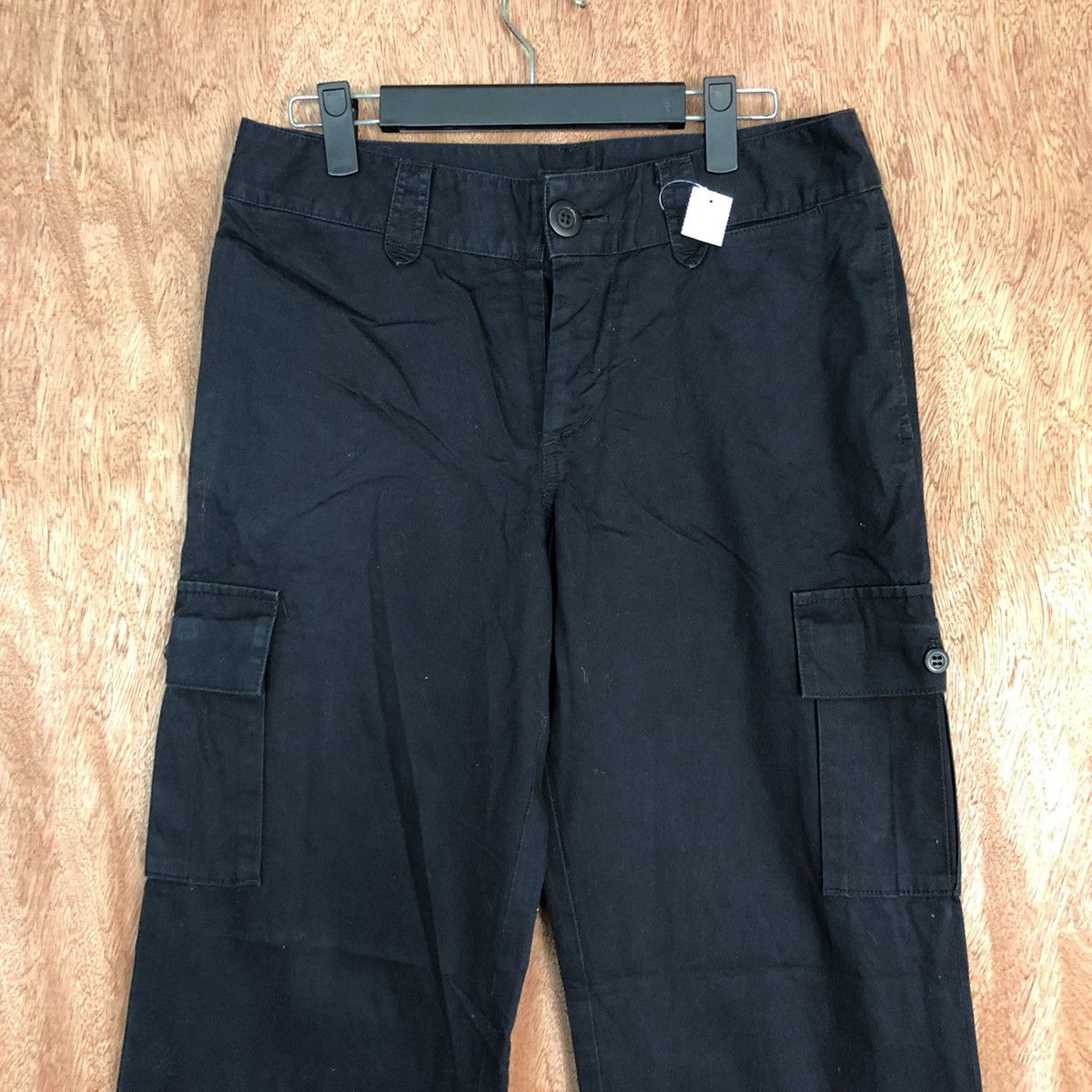 Japanese Brand DL I.N.E Black Multipocket Tactical CArgo Pants #1928 Size US 30 / EU 46 - 2 Thumbnail
