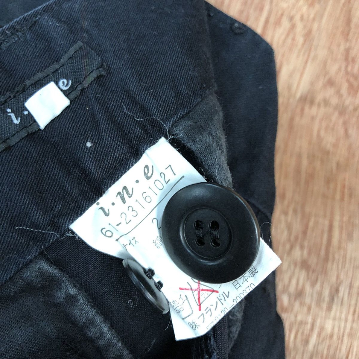 Japanese Brand DL I.N.E Black Multipocket Tactical CArgo Pants #1928 Size US 30 / EU 46 - 11 Thumbnail