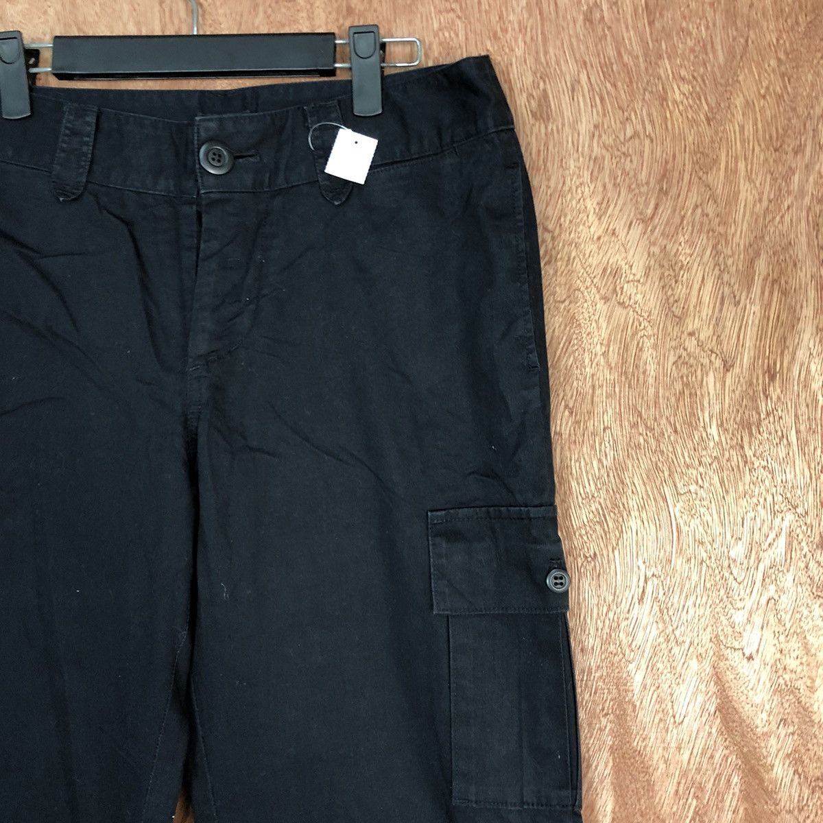 Japanese Brand DL I.N.E Black Multipocket Tactical CArgo Pants #1928 Size US 30 / EU 46 - 4 Thumbnail