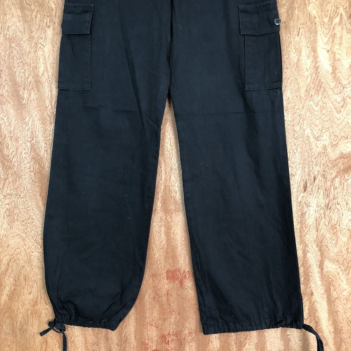 Japanese Brand DL I.N.E Black Multipocket Tactical CArgo Pants #1928 Size US 30 / EU 46 - 3 Thumbnail