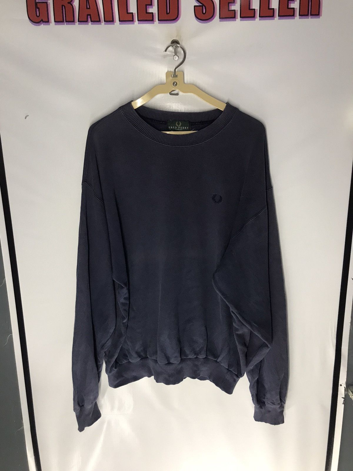 Fred Perry × Vintage Fred perry sweatshirt distressed Size US L / EU 52-54 / 3 - 7 Thumbnail