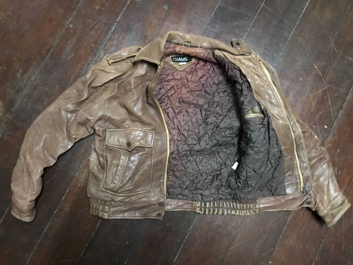 Genuine Leather Vintage leather jacket by chams Size US XS / EU 42 / 0 - 6 Thumbnail