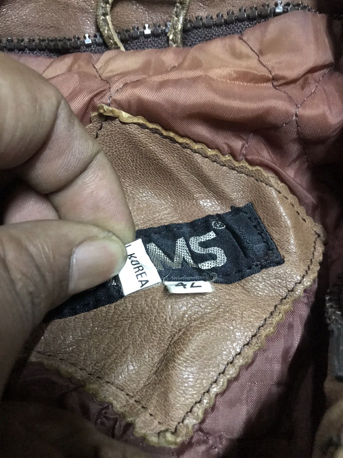 Genuine Leather Vintage leather jacket by chams Size US XS / EU 42 / 0 - 5 Thumbnail