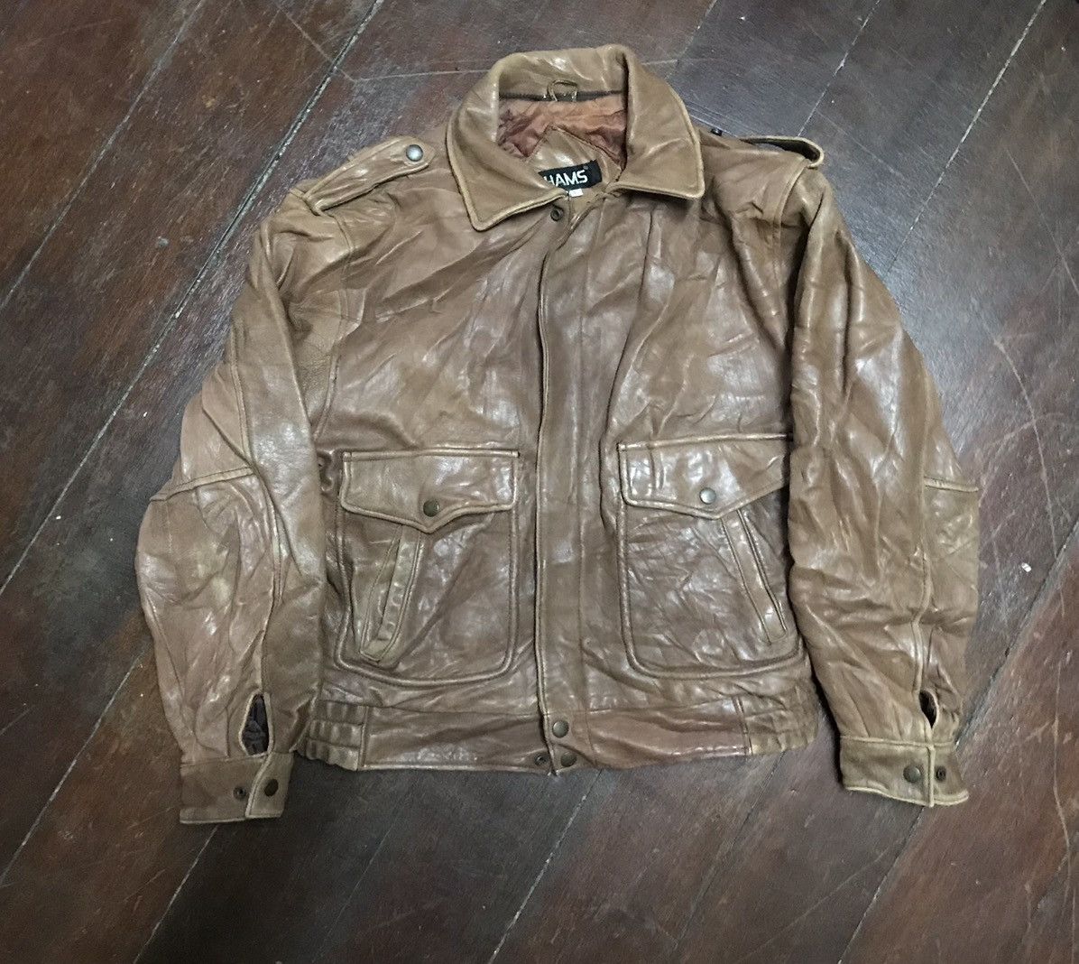 Genuine Leather Vintage leather jacket by chams Size US XS / EU 42 / 0 - 2 Thumbnail