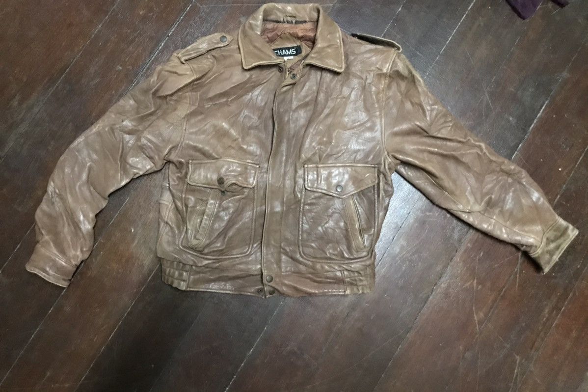 Genuine Leather Vintage leather jacket by chams Size US XS / EU 42 / 0 - 1 Thumbnail