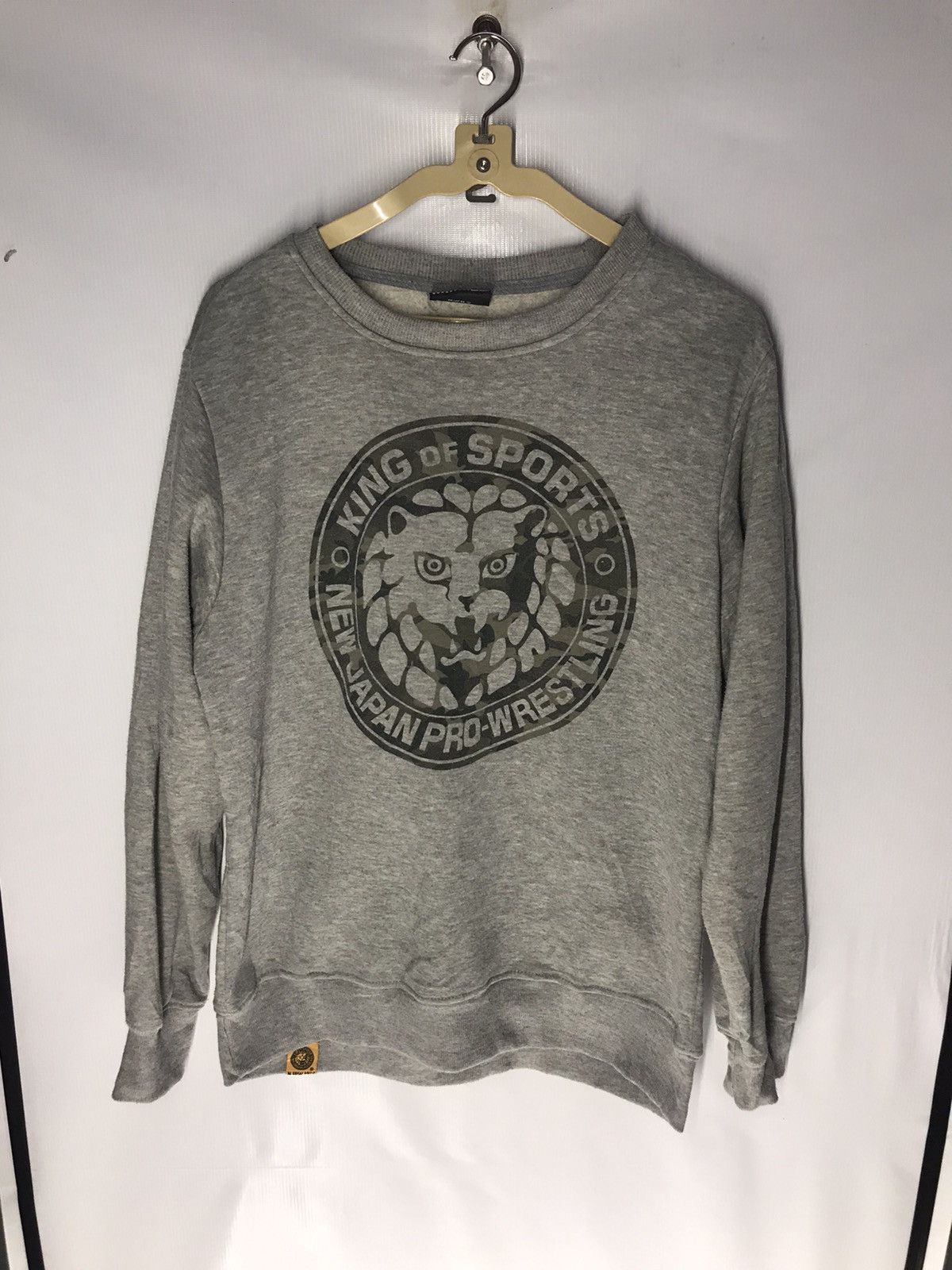 Japanese Brand Njpw big printed sweatshirt Size US L / EU 52-54 / 3 - 7 Thumbnail