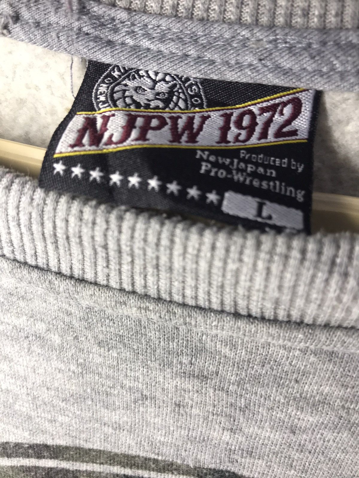 Japanese Brand Njpw big printed sweatshirt Size US L / EU 52-54 / 3 - 5 Thumbnail