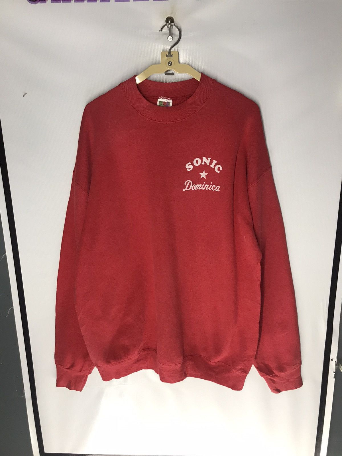 Fruit Of The Loom × Vintage Vintage sonic daminica crewneck sweatshirt Size US XL / EU 56 / 4 - 5 Thumbnail