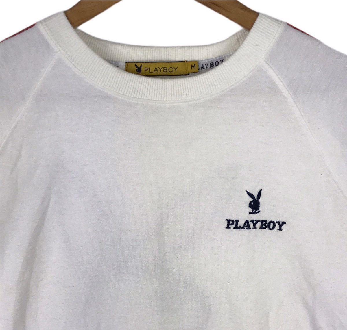 Playboy Vintage Playboy Big Bunny Side Tape Logo-Embroided T-Shirt Size US M / EU 48-50 / 2 - 4 Thumbnail