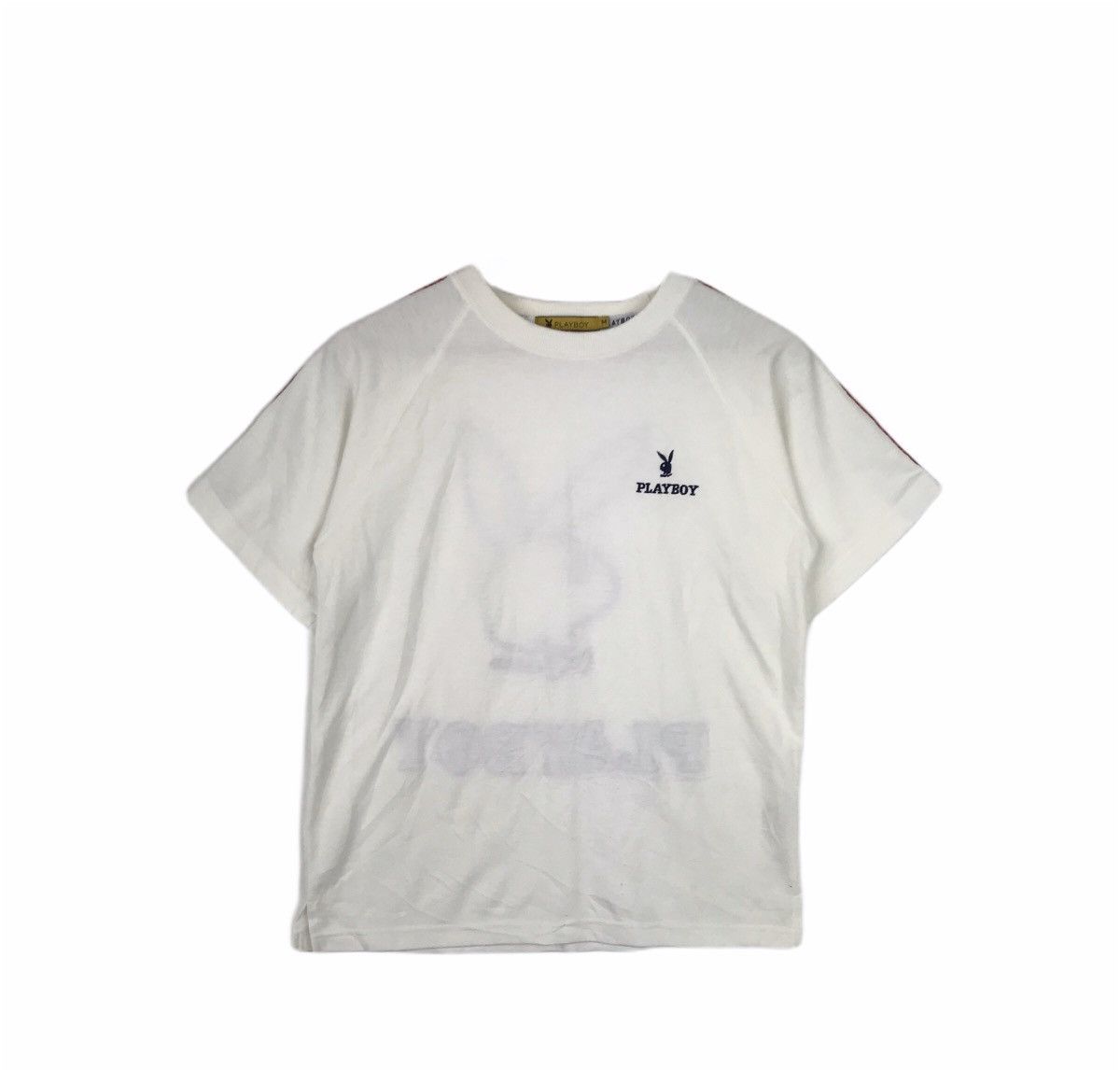 Playboy Vintage Playboy Big Bunny Side Tape Logo-Embroided T-Shirt Size US M / EU 48-50 / 2 - 3 Thumbnail