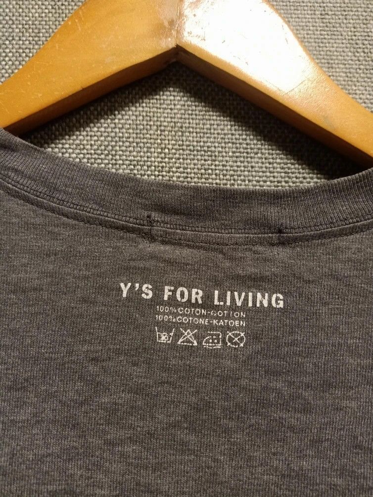 Y's for Men t shirt long sleeve y's for living made in japan Size US S / EU 44-46 / 1 - 3 Thumbnail