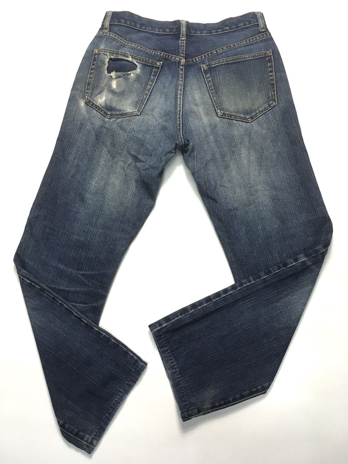 Japanese Brand × Vintage Vintage top valu distressed denim japan Size US 31 - 11 Thumbnail