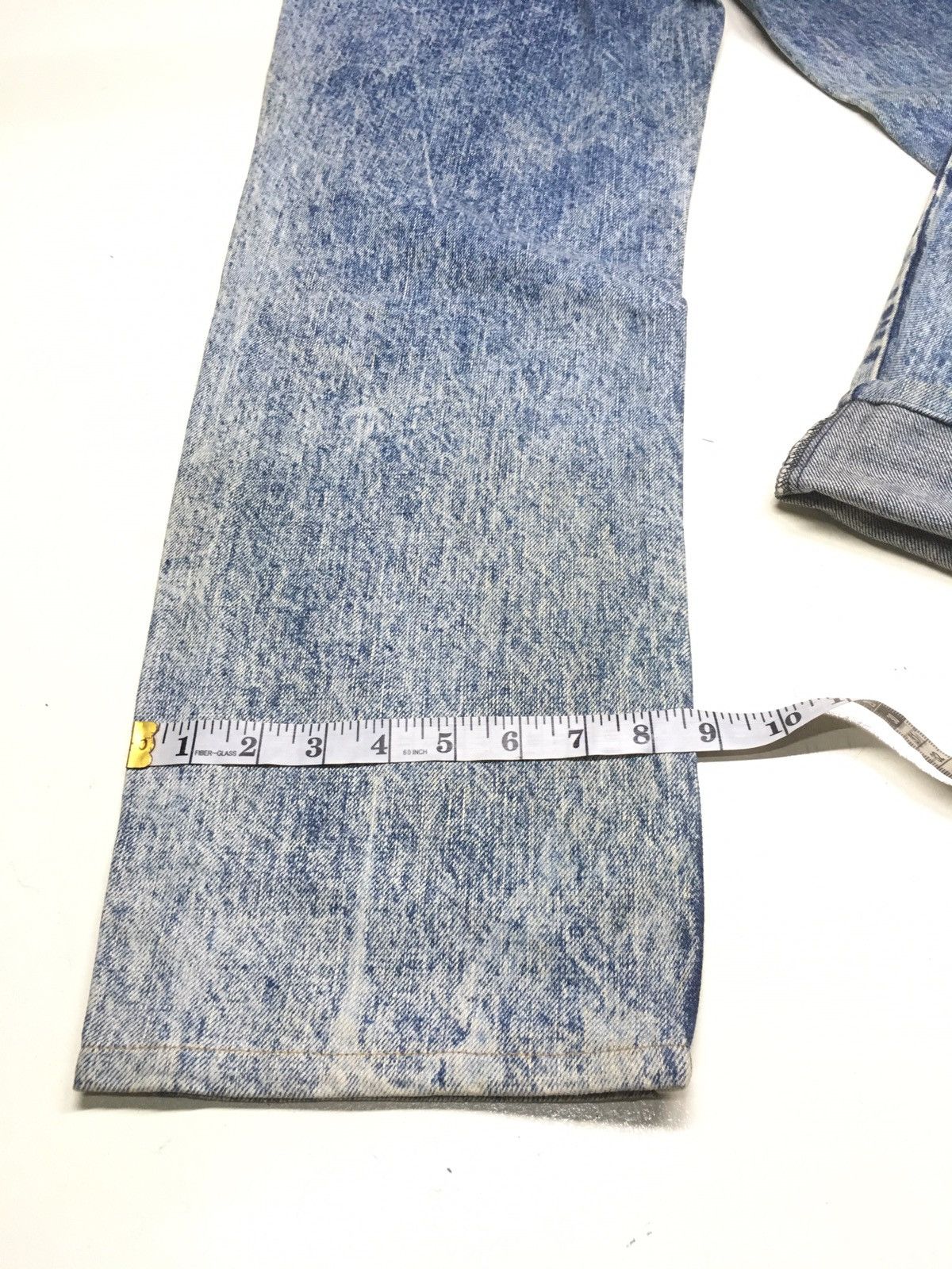 Edwin × Vintage The market ex X Edwin acid warh distressed denim Size US 33 - 9 Thumbnail