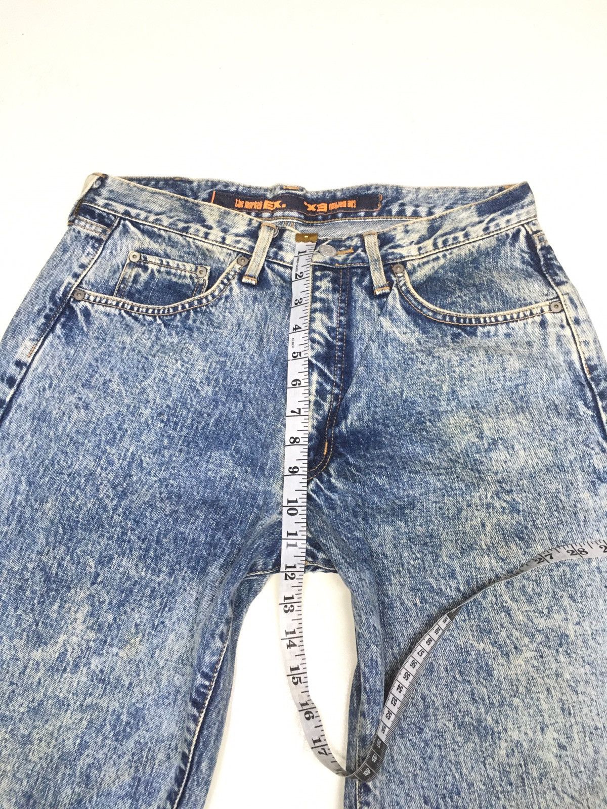Edwin × Vintage The market ex X Edwin acid warh distressed denim Size US 33 - 6 Thumbnail