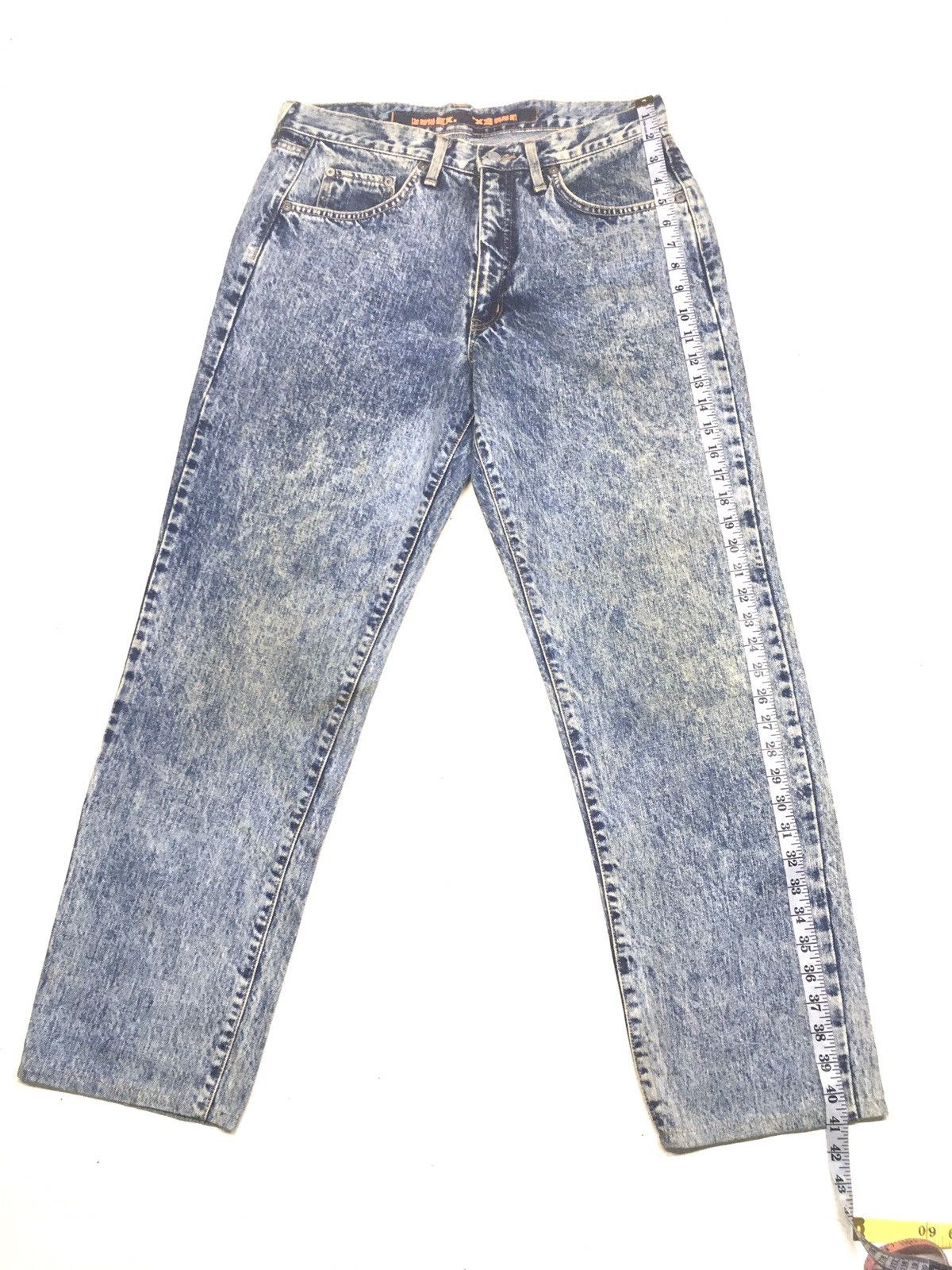Edwin × Vintage The market ex X Edwin acid warh distressed denim Size US 33 - 2 Thumbnail