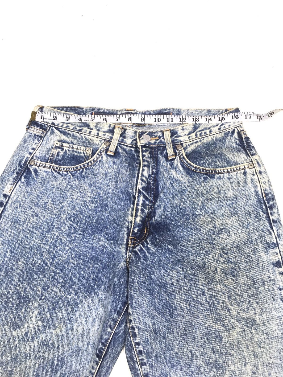 Edwin × Vintage The market ex X Edwin acid warh distressed denim Size US 33 - 7 Thumbnail