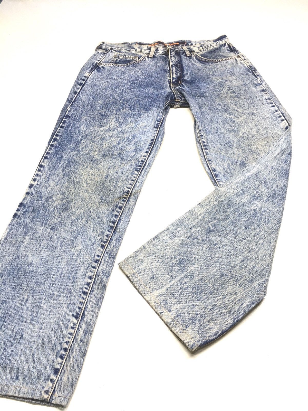 Edwin × Vintage The market ex X Edwin acid warh distressed denim Size US 33 - 4 Thumbnail