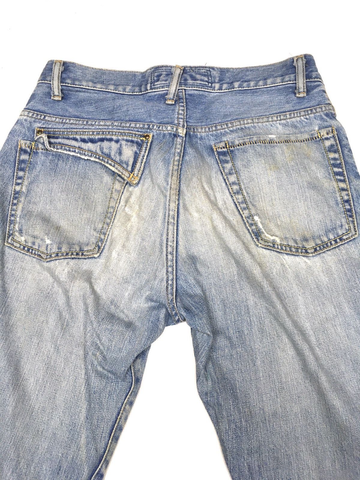 Japanese Brand Surf rider distressed denim japan Size US 30 / EU 46 - 6 Thumbnail