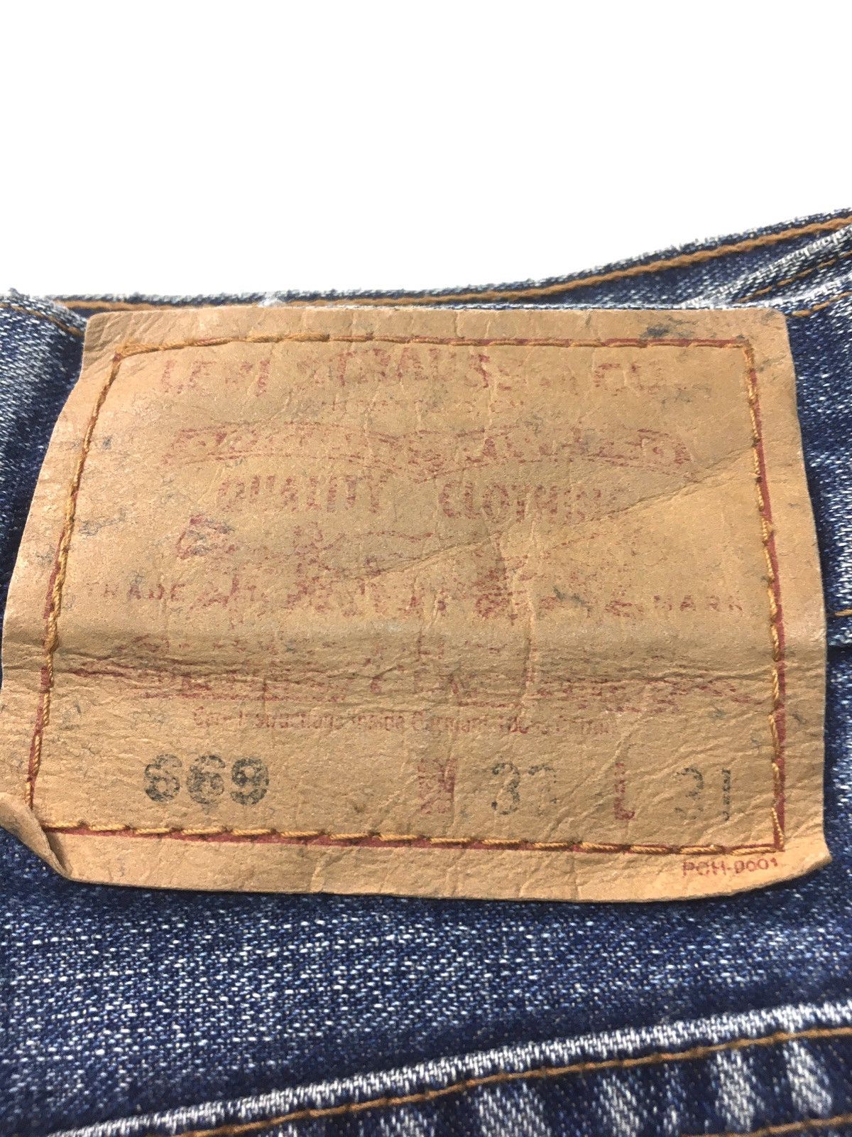 Levi's × Vintage Vintage 90s Levi’s 669 paint splatter distressed denim Size US 33 - 14 Thumbnail