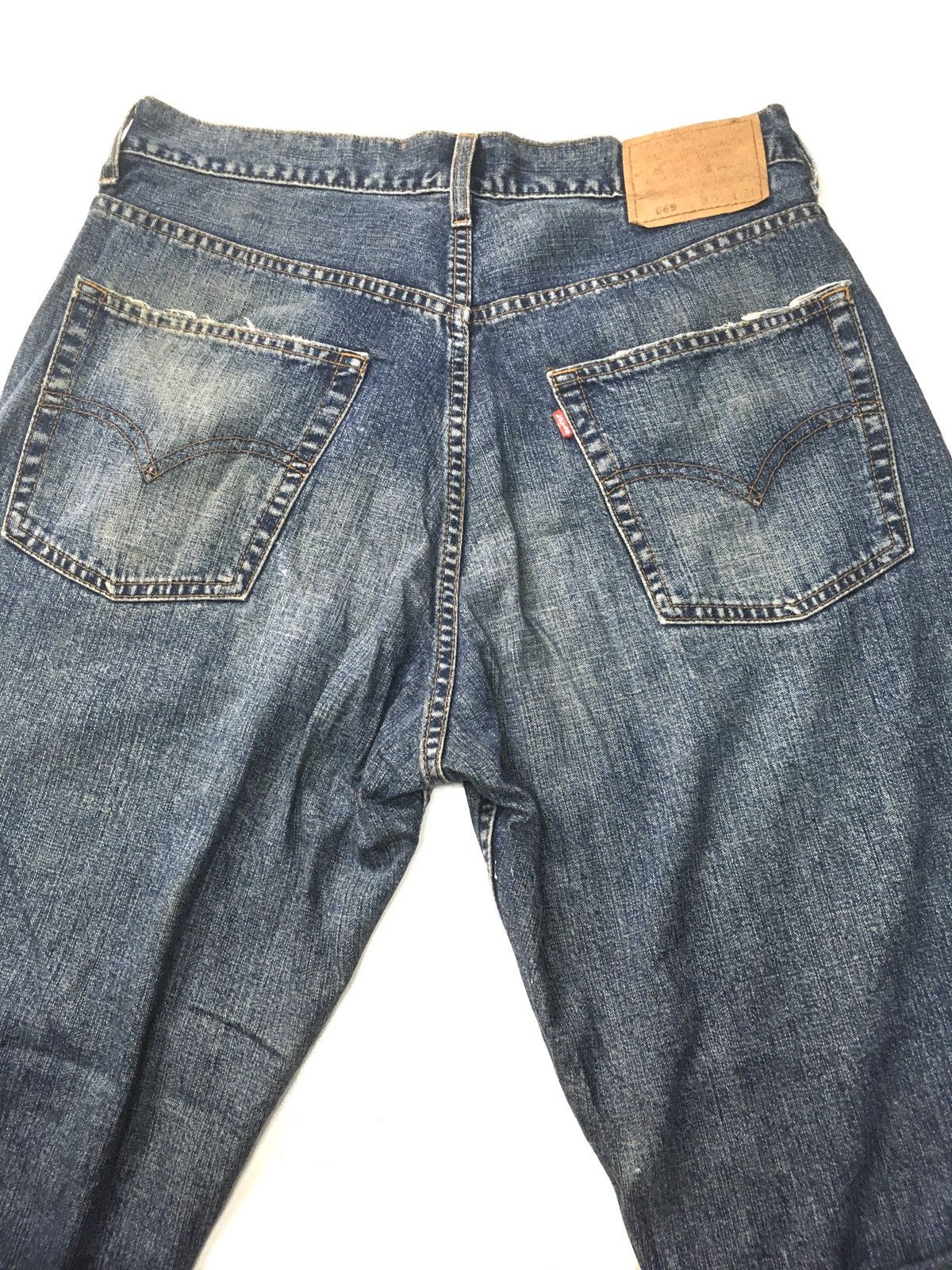 Levi's × Vintage Vintage 90s Levi’s 669 paint splatter distressed denim Size US 33 - 8 Thumbnail