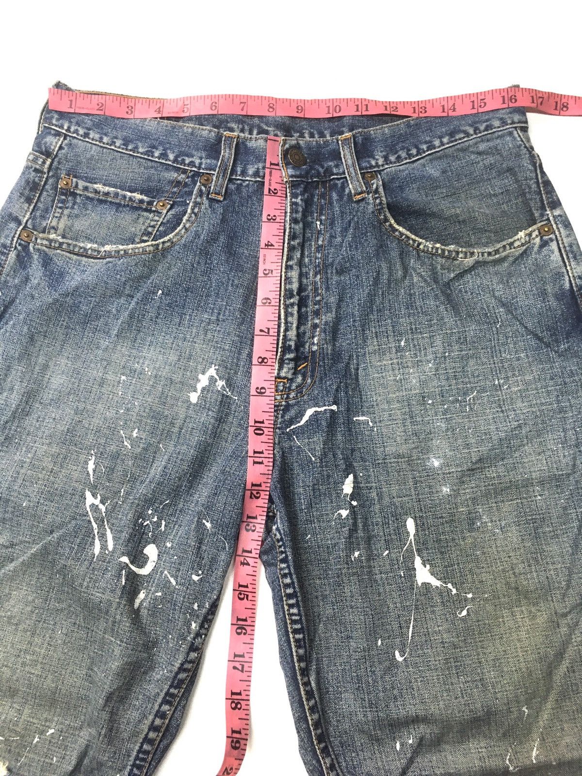 Levi's × Vintage Vintage 90s Levi’s 669 paint splatter distressed denim Size US 33 - 3 Thumbnail