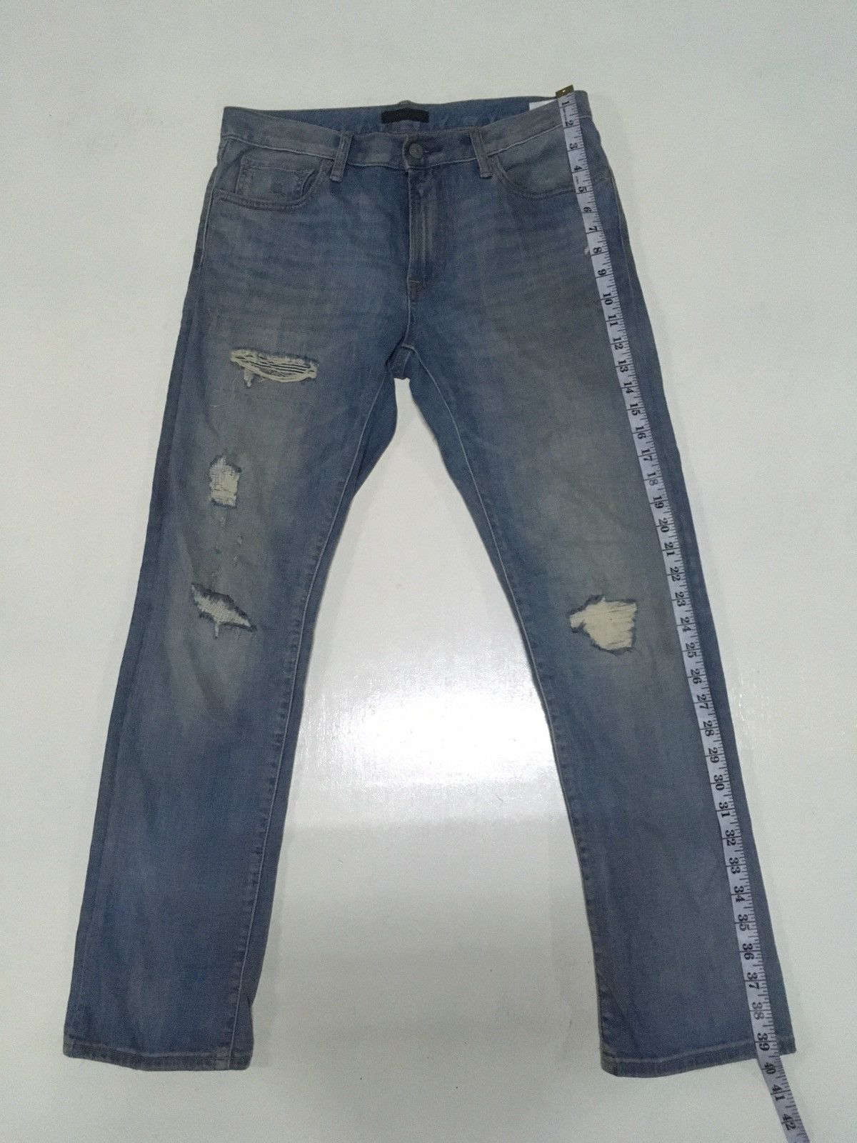 Uniqlo × Vintage Vintage Uniqlo distressed jeans Size US 33 - 2 Thumbnail
