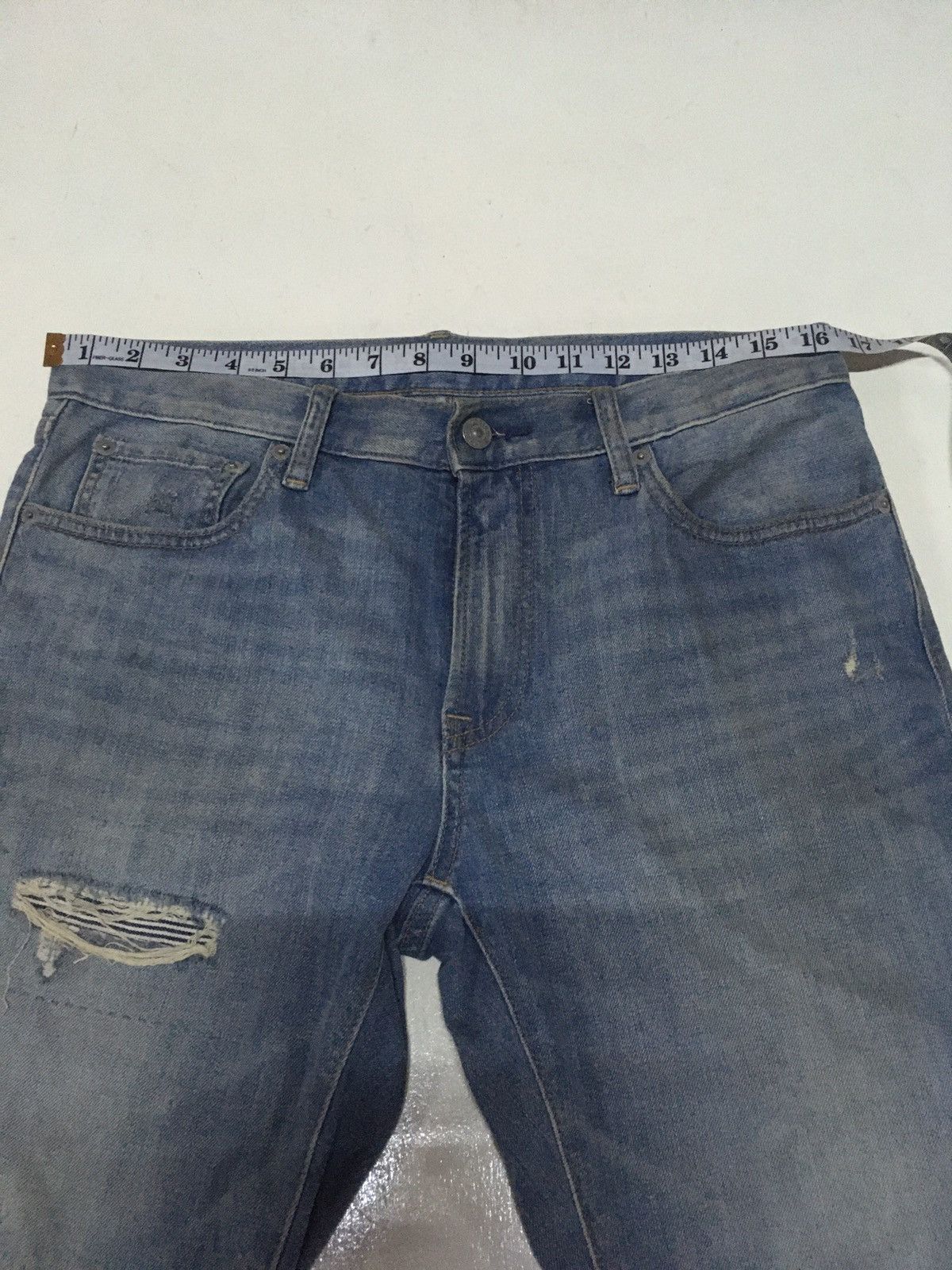 Uniqlo × Vintage Vintage Uniqlo distressed jeans Size US 33 - 4 Thumbnail