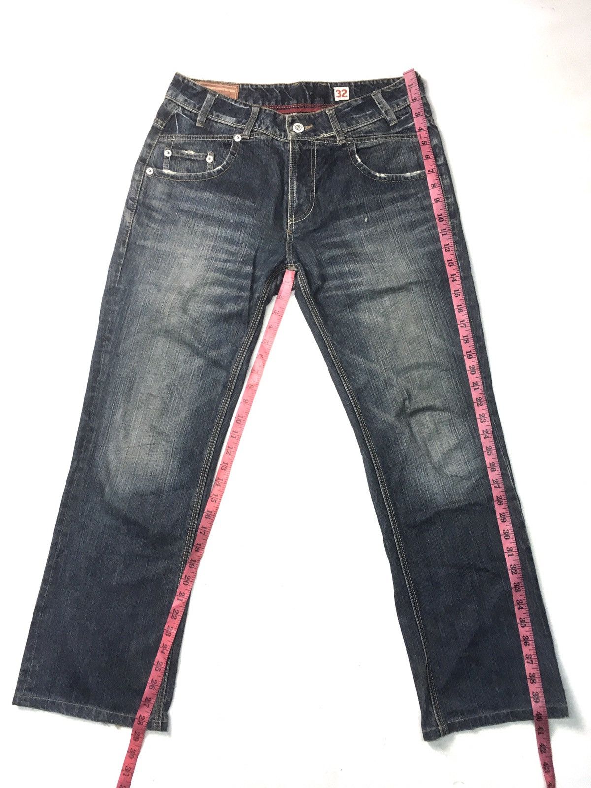 Japanese Brand × Vintage Rush/hour guaranteed durability distressed denim japan Size US 33 - 2 Thumbnail