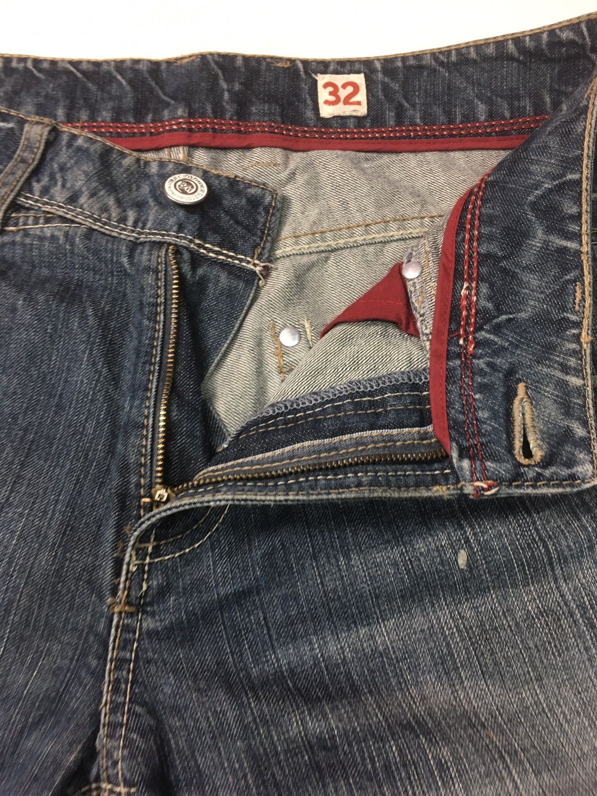 Japanese Brand × Vintage Rush/hour guaranteed durability distressed denim japan Size US 33 - 9 Thumbnail