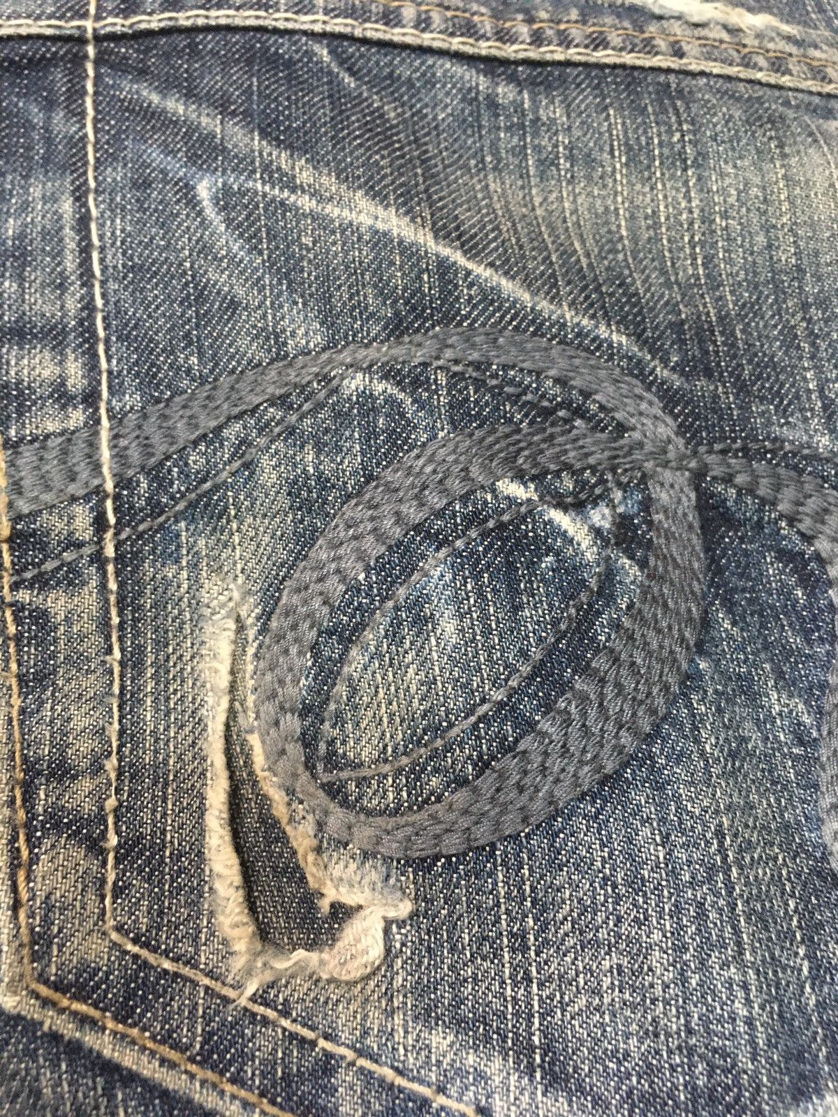 Japanese Brand × Vintage Rush/hour guaranteed durability distressed denim japan Size US 33 - 11 Thumbnail