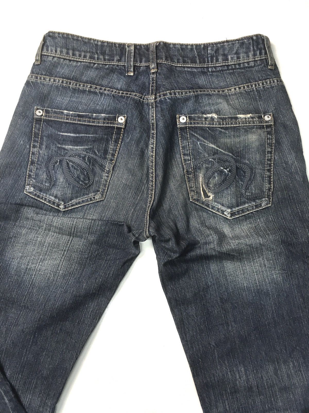 Japanese Brand × Vintage Rush/hour guaranteed durability distressed denim japan Size US 33 - 8 Thumbnail