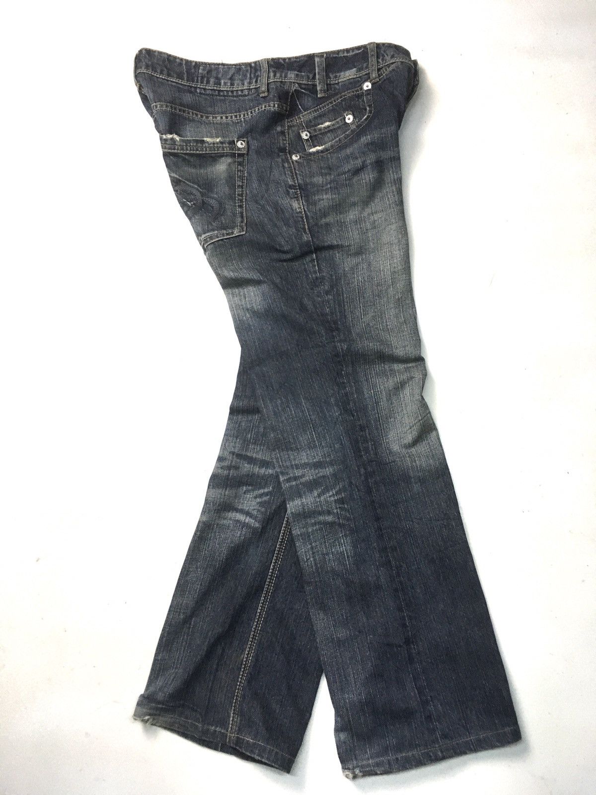 Japanese Brand × Vintage Rush/hour guaranteed durability distressed denim japan Size US 33 - 5 Thumbnail