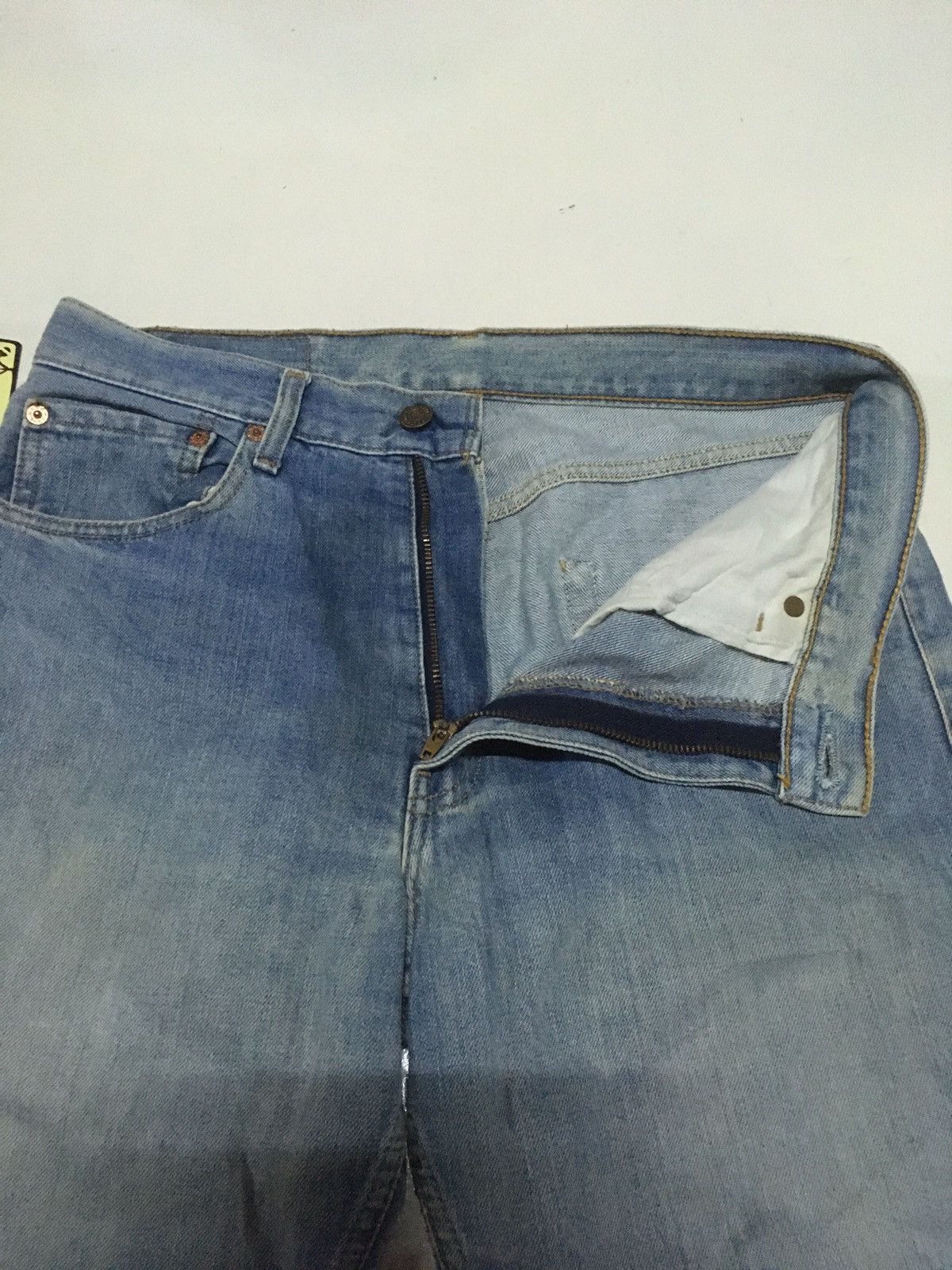 Levi's Vintage Clothing Vintage 80s Levi’s 512 blue wash distressed denim Size US 32 / EU 48 - 5 Thumbnail
