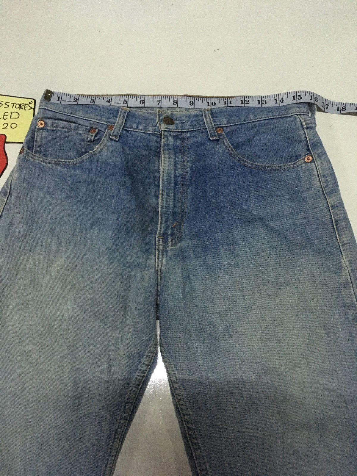 Levi's Vintage Clothing Vintage 80s Levi’s 512 blue wash distressed denim Size US 32 / EU 48 - 4 Thumbnail
