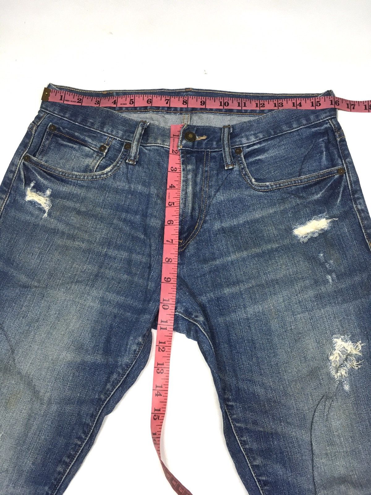 Old Navy × Vintage Vintage old navy distressed denim Size US 32 / EU 48 - 3 Thumbnail