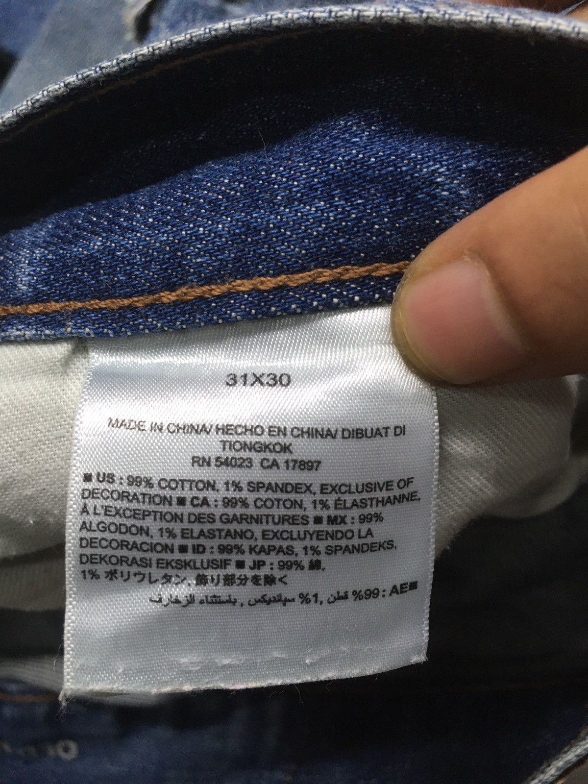 Old Navy × Vintage Vintage old navy distressed denim Size US 32 / EU 48 - 12 Thumbnail